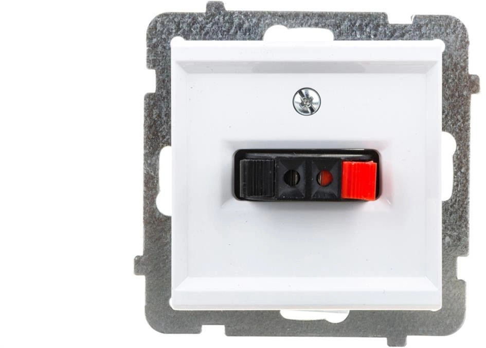 SONATA Single speaker socket  matt white