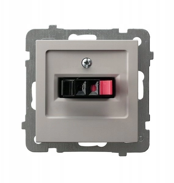 AS Single loudspeaker socket cashmere GG-1G/m/82