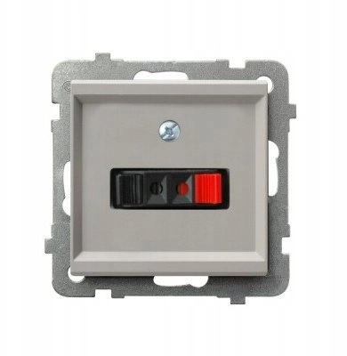 SONATA Single loudspeaker socket cashmere GG-1R/m/82