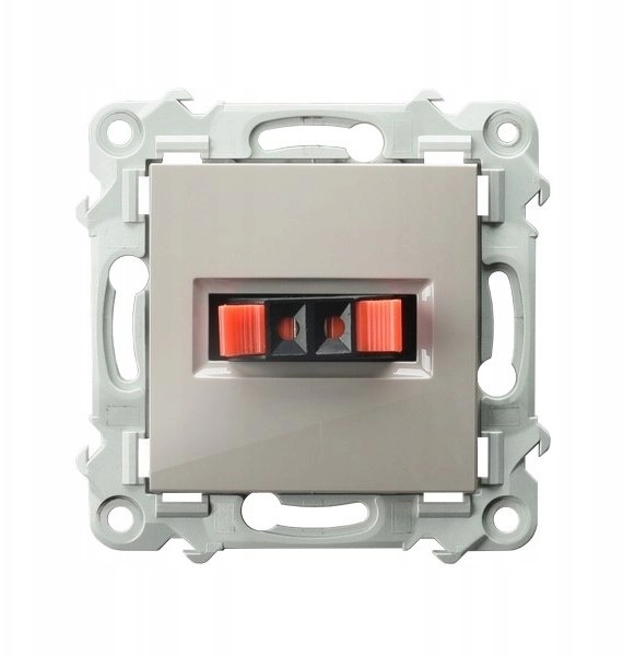 SAPPHIRE Single loudspeaker socket cashmere beige