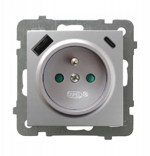AS Single socket with grounding with