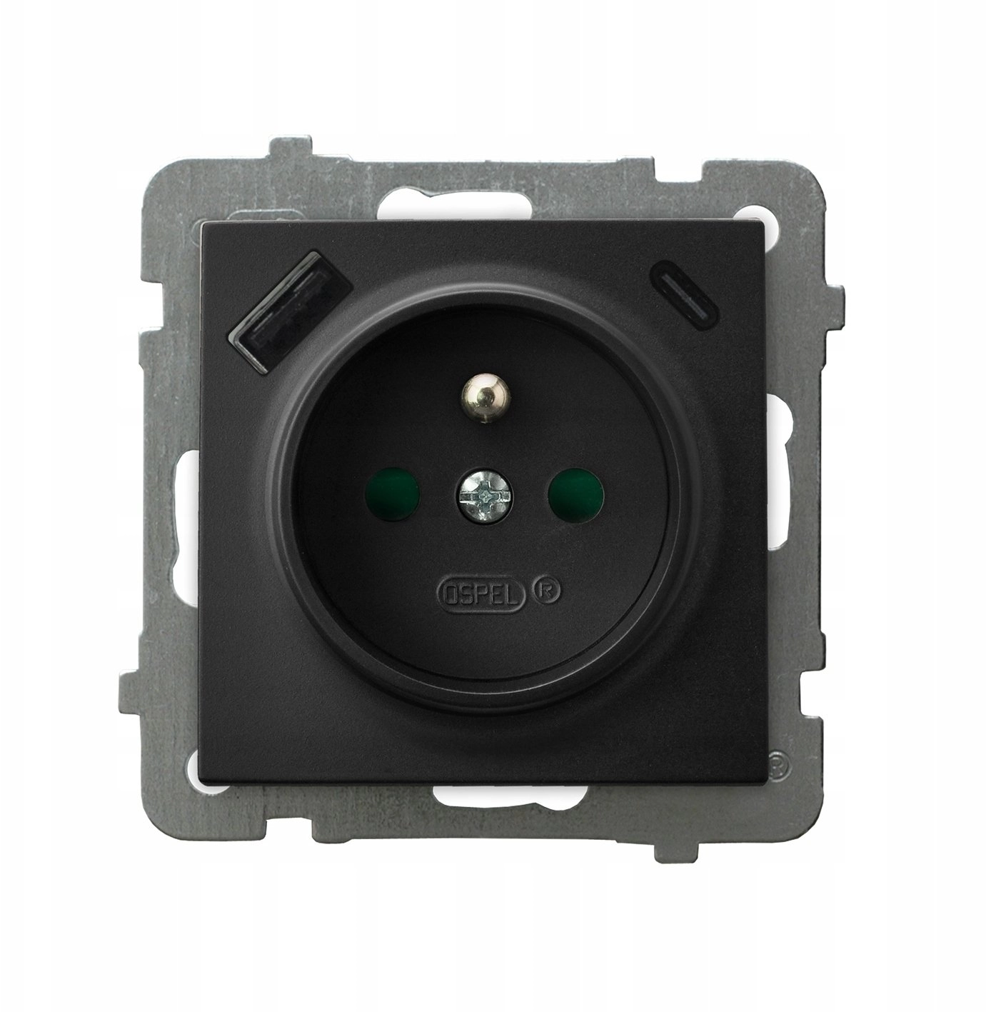 AS Single socket with grounding  with