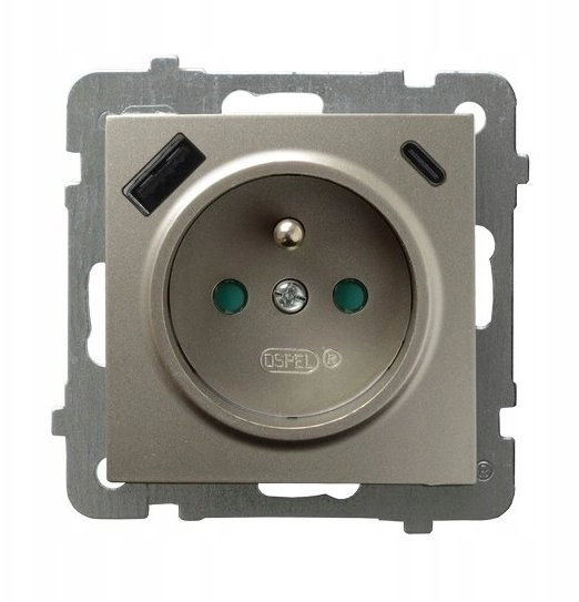 AS Single socket with grounding with