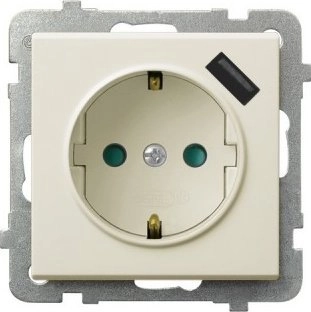 Ospel Gniazdo pojedyncze Ospel Sonata GP-1RSPUSB