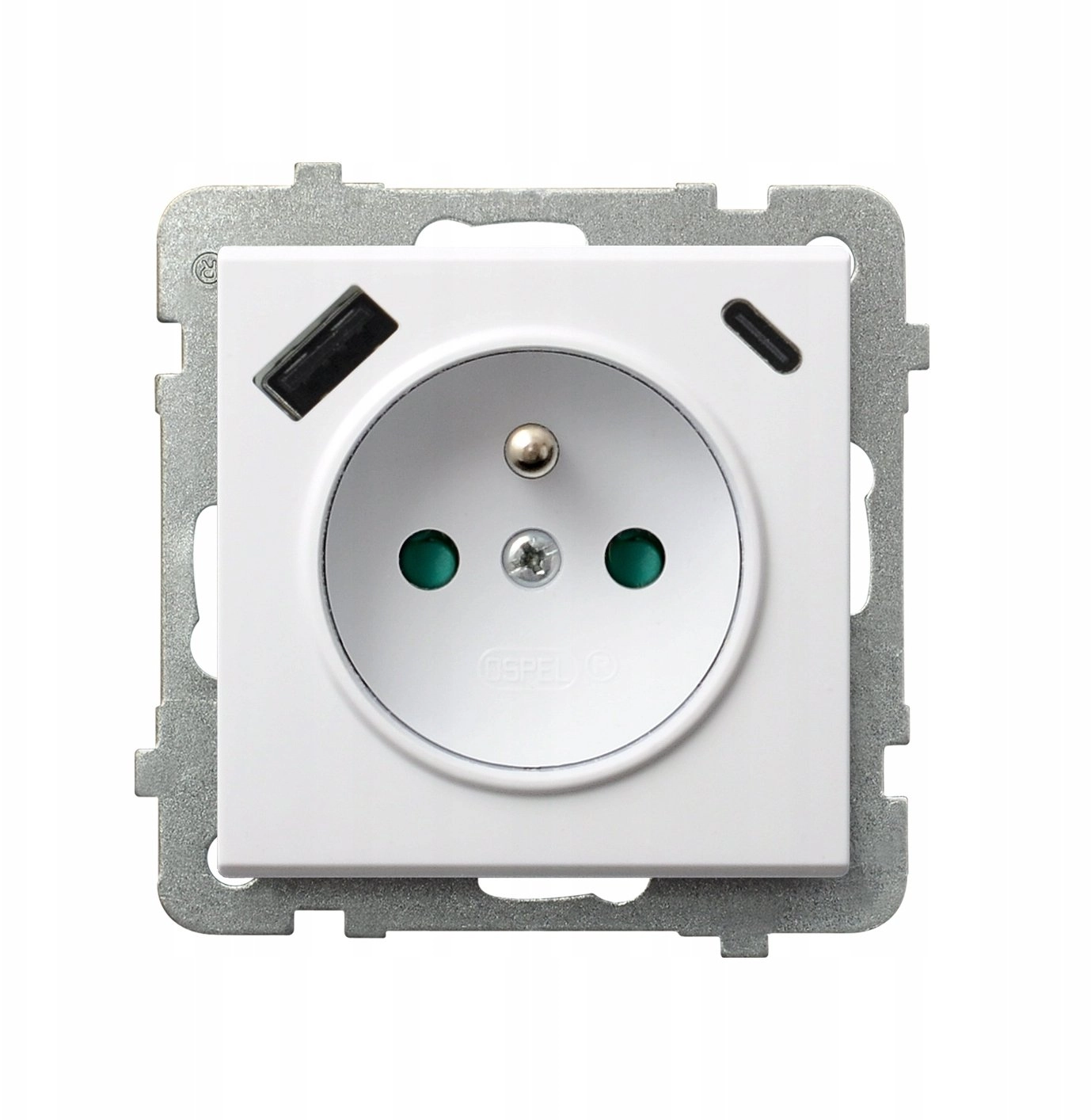 SONATA Single socket with grounding with