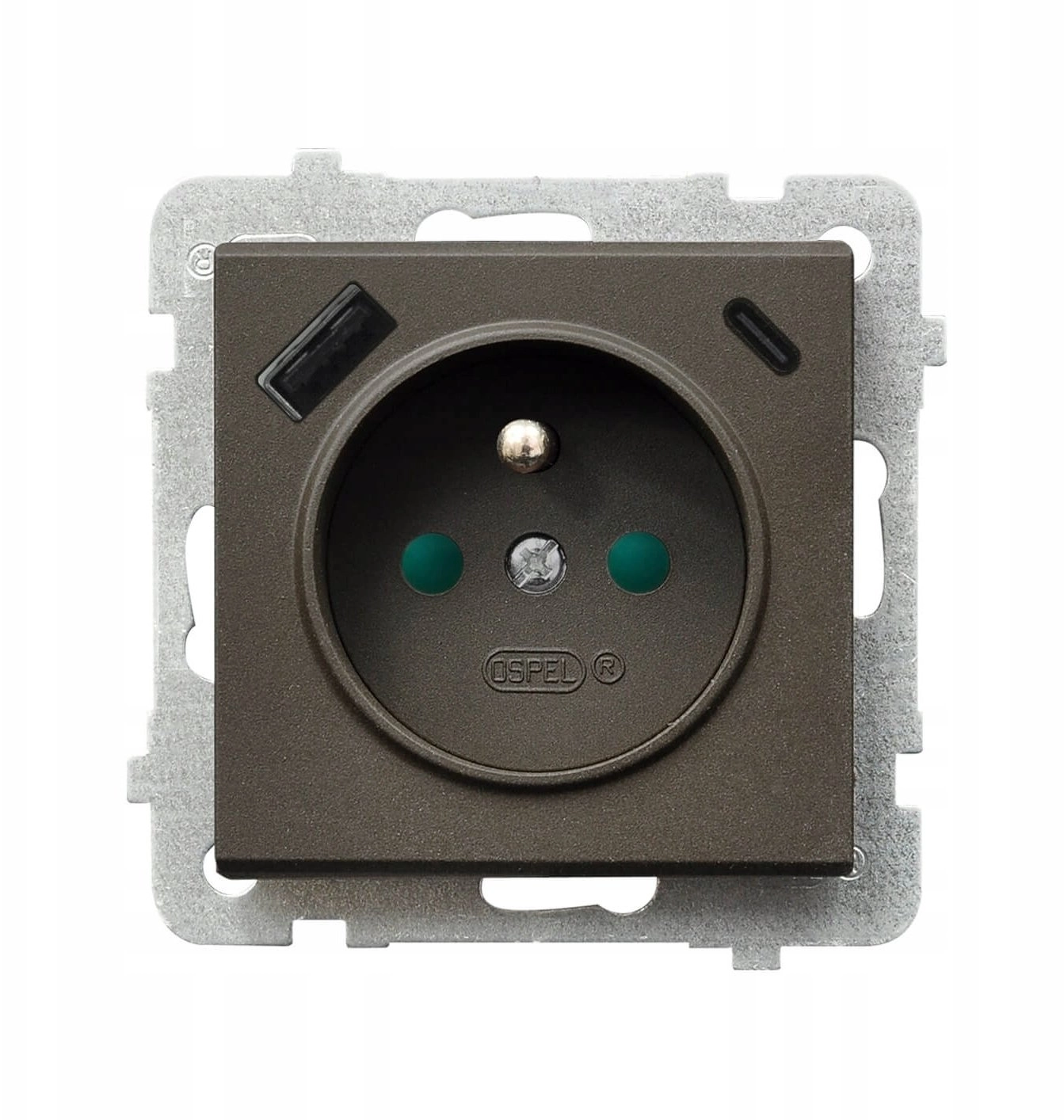 SONATA Single socket with grounding  with