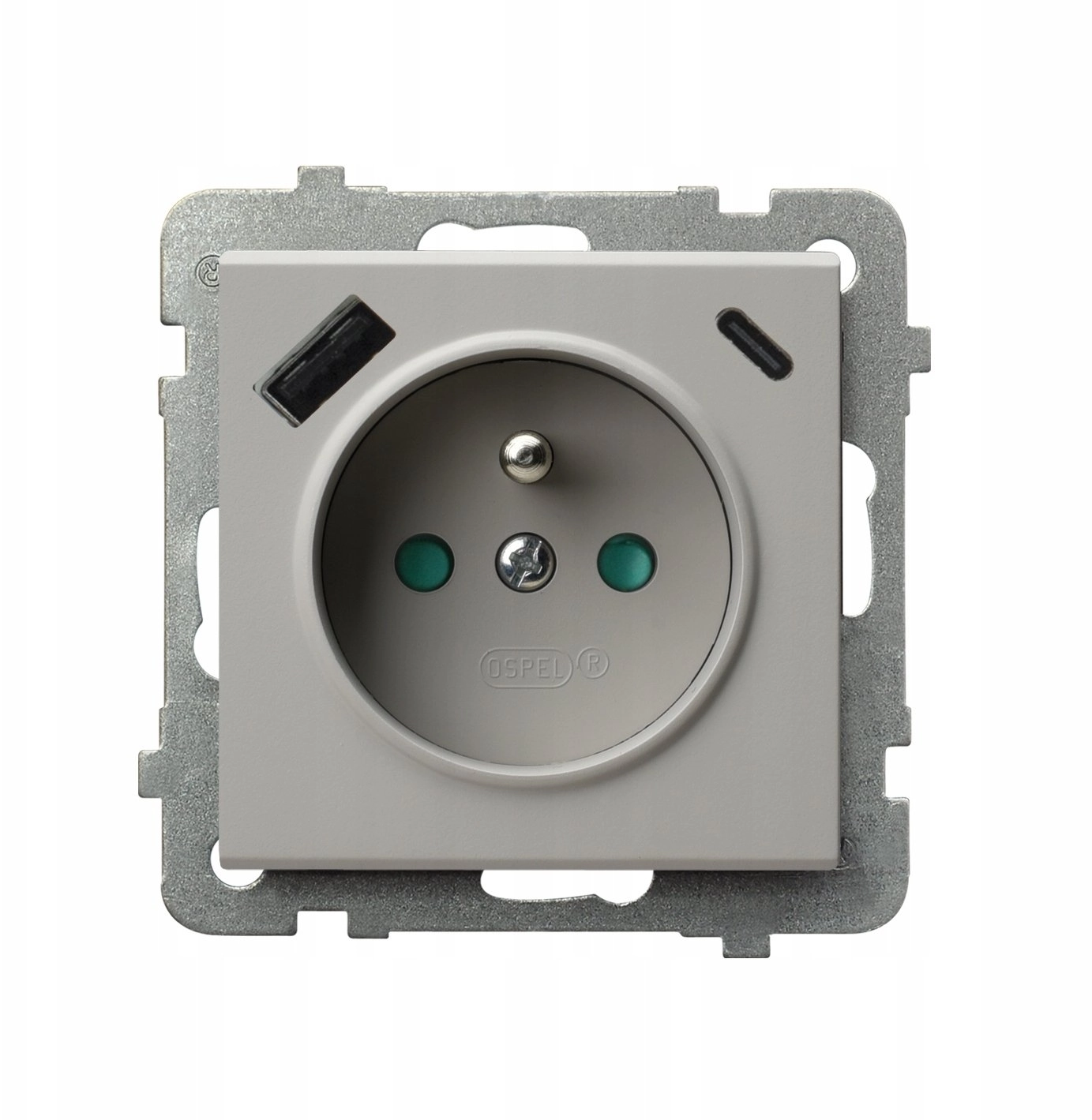 SONATA Single socket with grounding  with