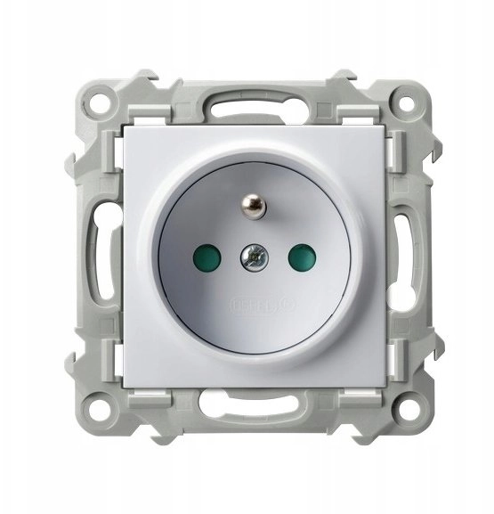 SZAFIR Single socket with earthing and