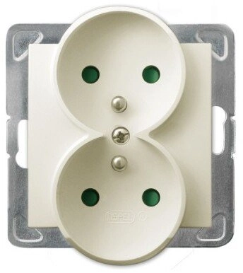 Ospel Ospel Impresja double socket GP-2YRAZP/m/27