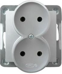 Ospel Impression double socket b/u 16A