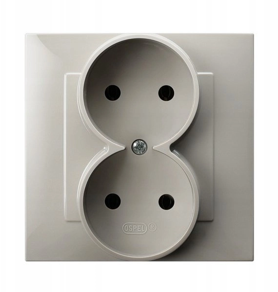 SAPPHIRE Double socket complete with cashmere