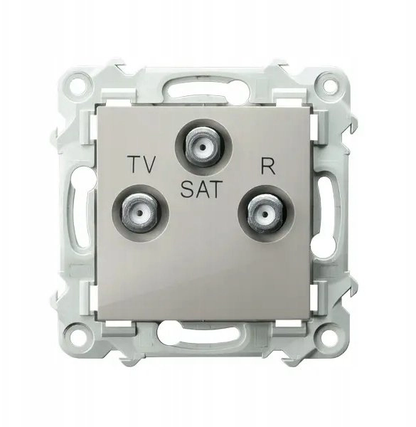 SZAFIR RTV-SAT terminal socket  cashmere beige