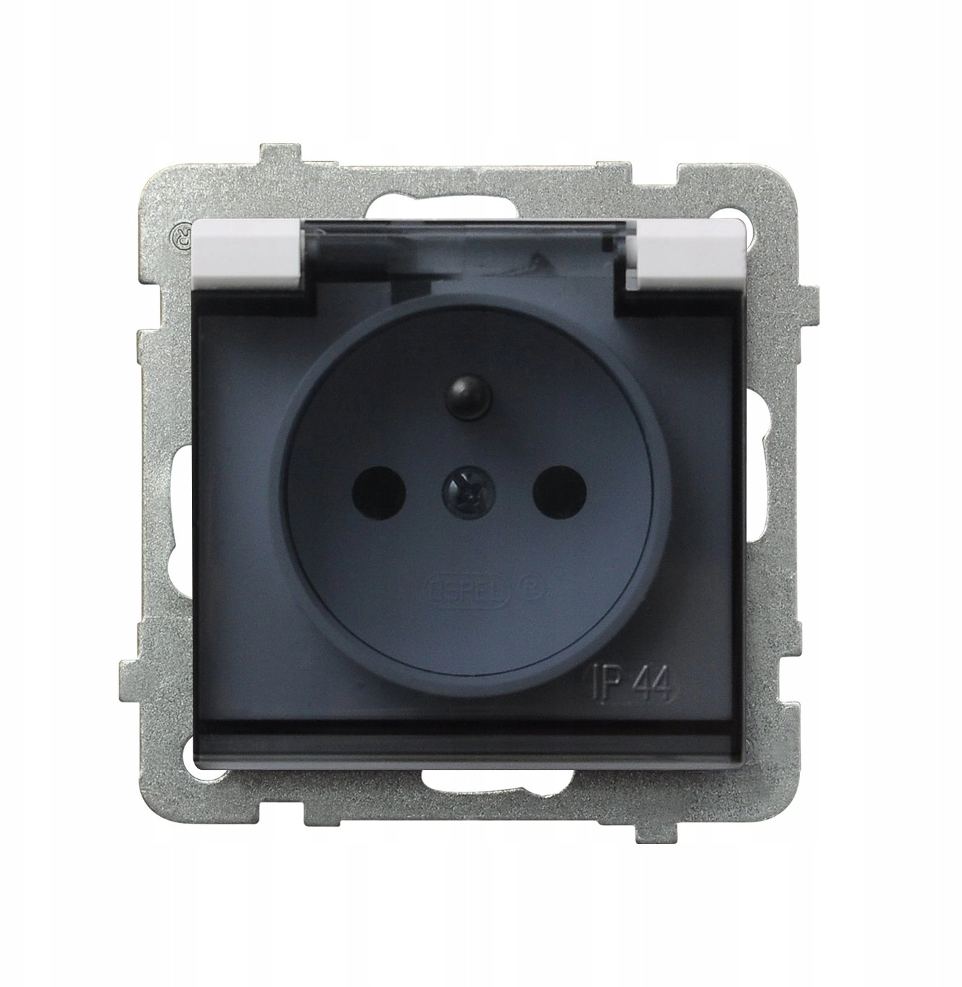Ospel SONATA splash-proof socket with grounding