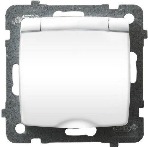Ospel Splashproof Karo socket with grounding