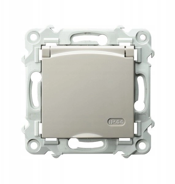 Ospel Waterproof socket with schuko grounding