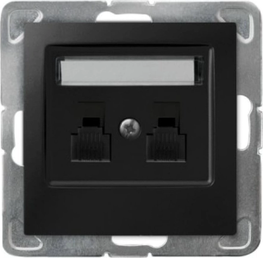 Ospel IMPRESJA Double independent telephone socket