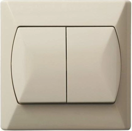 Ospel Akcent double beige stair switch
