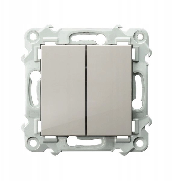Ospel Double closing switch cashmere beige