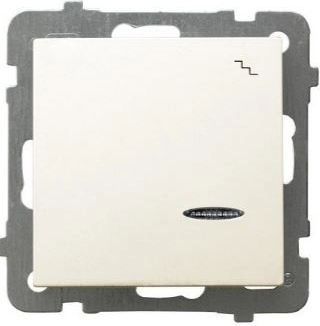 Ospel Stair switch with ecru backlight