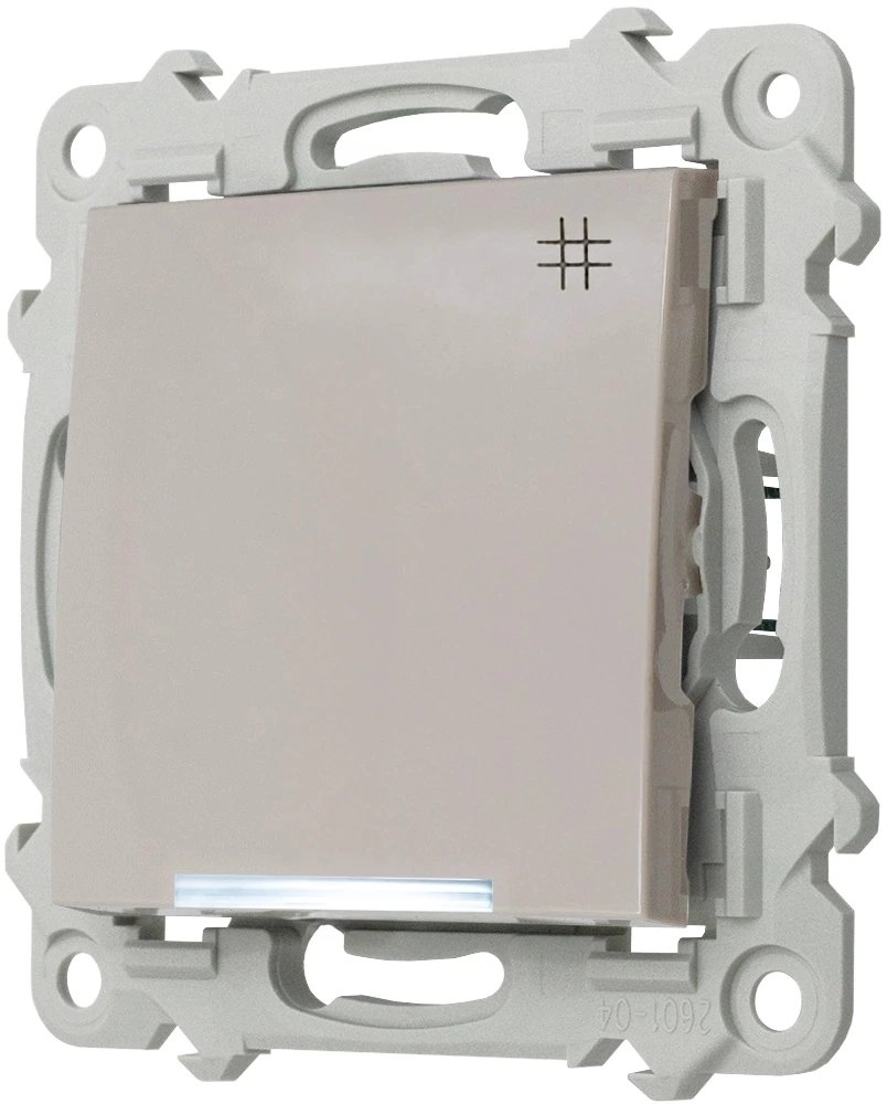 Ospel Cross connector with white cashmere
