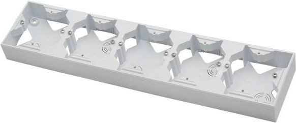 Ospel Surface-mounted box Impresja 5-fold white