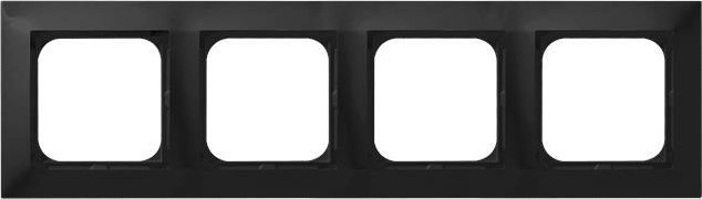 Ospel IMPRESJA Quadruple frame  black metallic