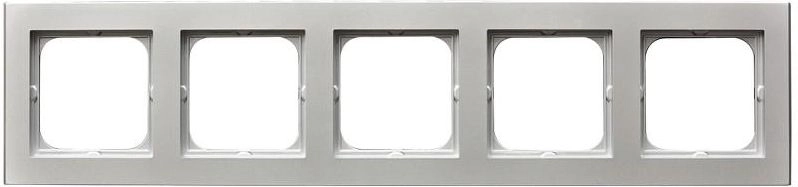 Ospel Five-fold frame Sonata silver matt