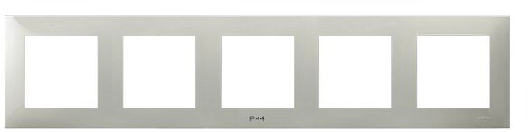 SAPPHIRE Five-fold frame for IP-44 switches