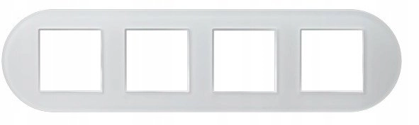Ospel ARIA Quadruple oval frame white