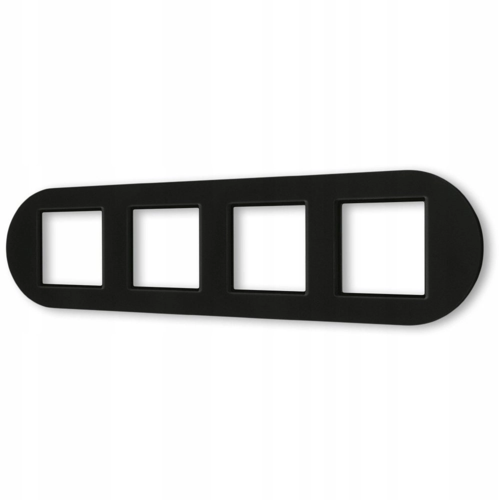 Ospel ARIA Quadruple oval frame black