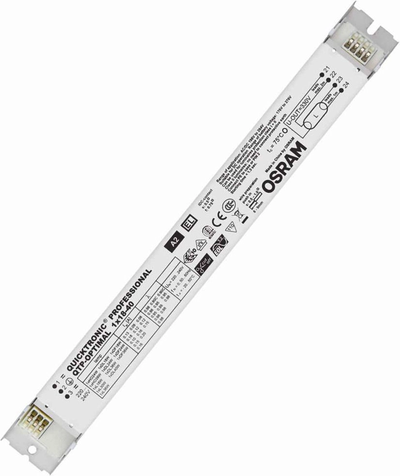 Osram QTP-OPTIMAL 1x18-40 0001-00001-33921 4008321873743