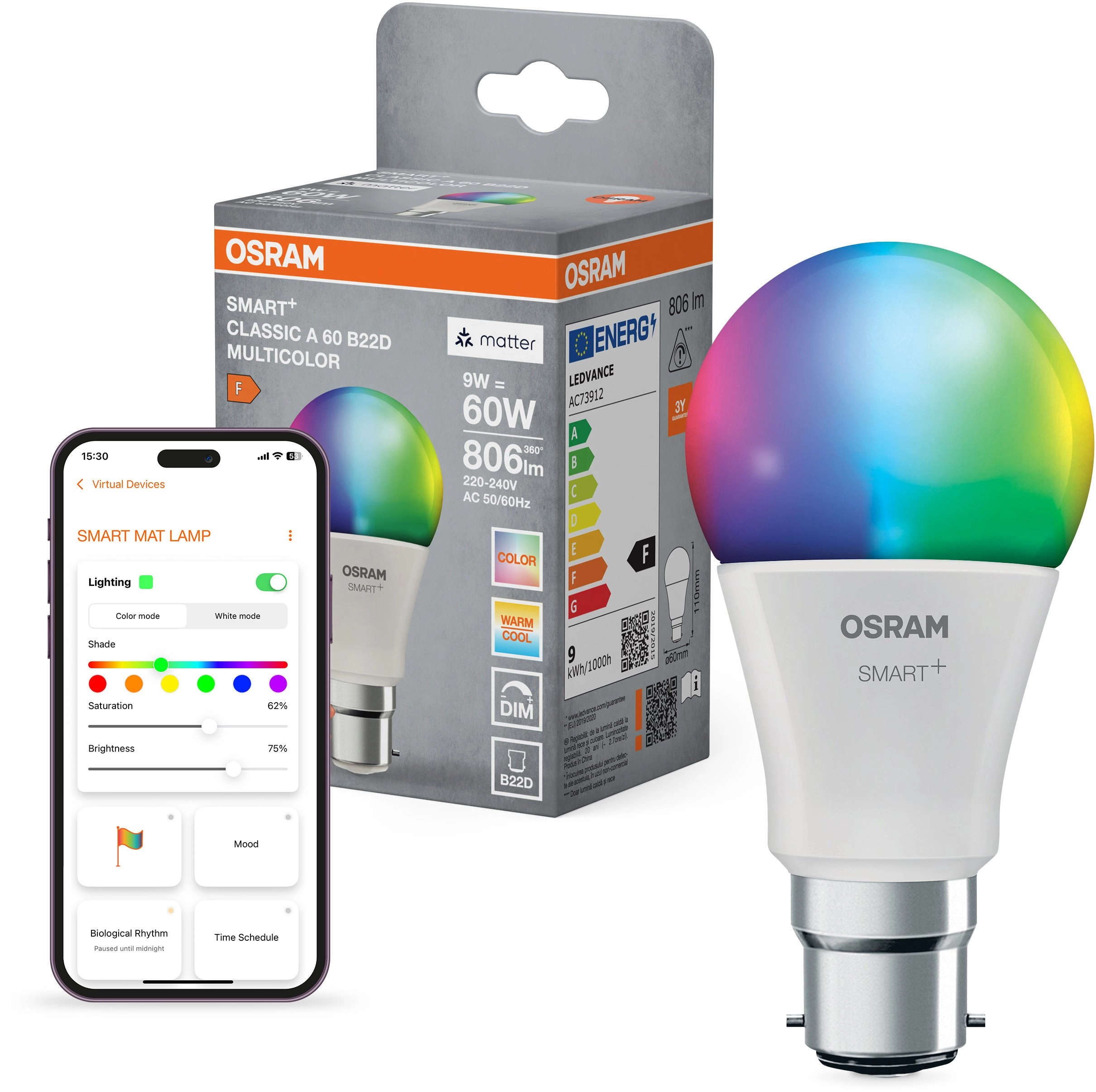 Osram Osram SMART+ MATTER Multicolor Classic