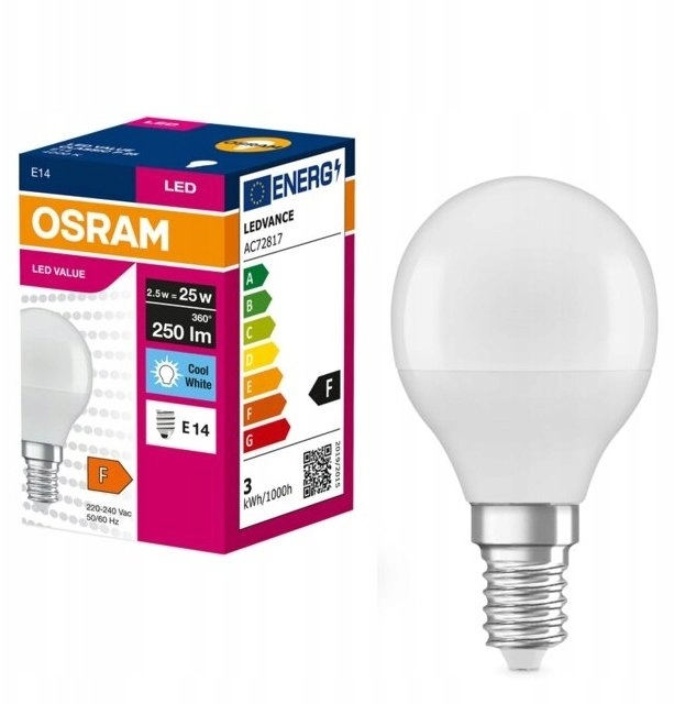 Osram LED bulb VALUE CLASSIC E14