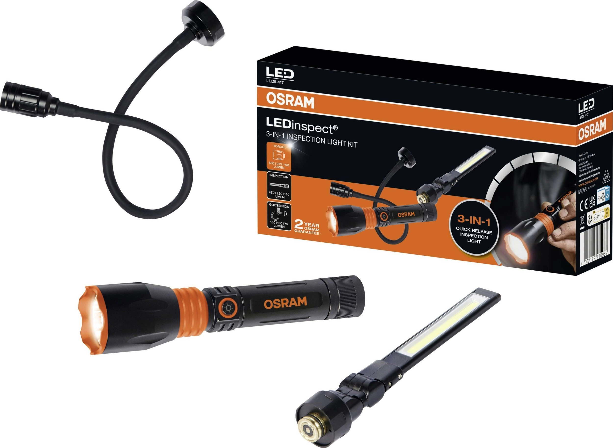 OSRAM LEDIL417 LEDinspect 3-IN-1 INSPECTION LIGHT