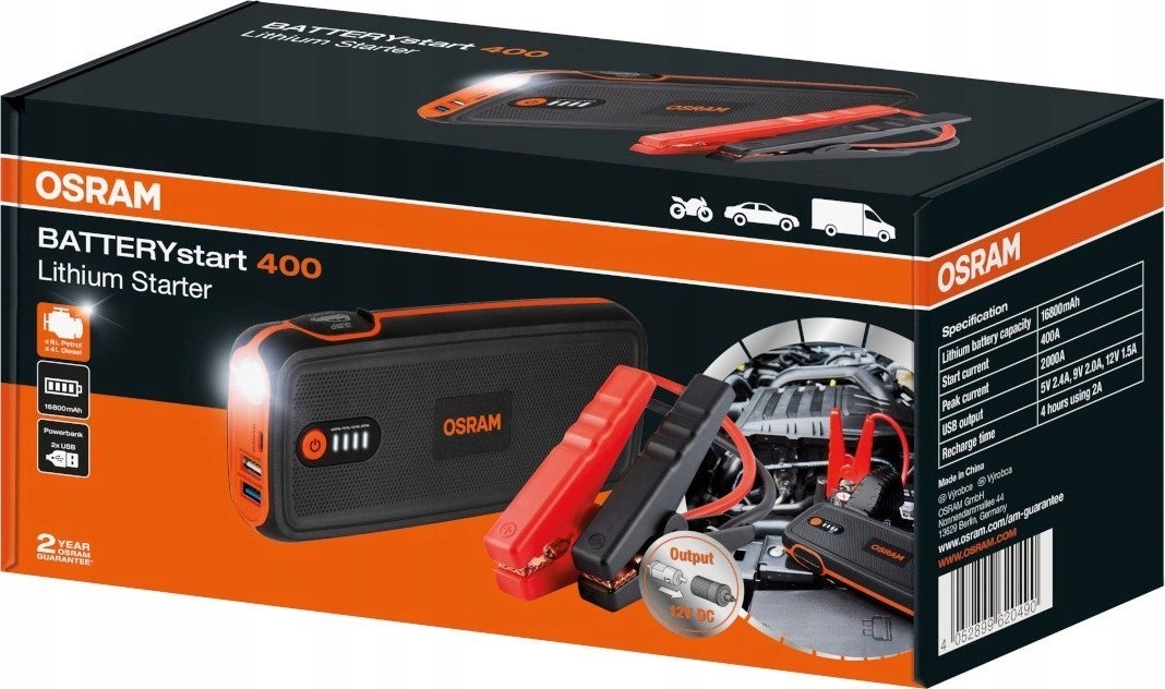 Auto starteris Osram BATTERYstart 400 16800