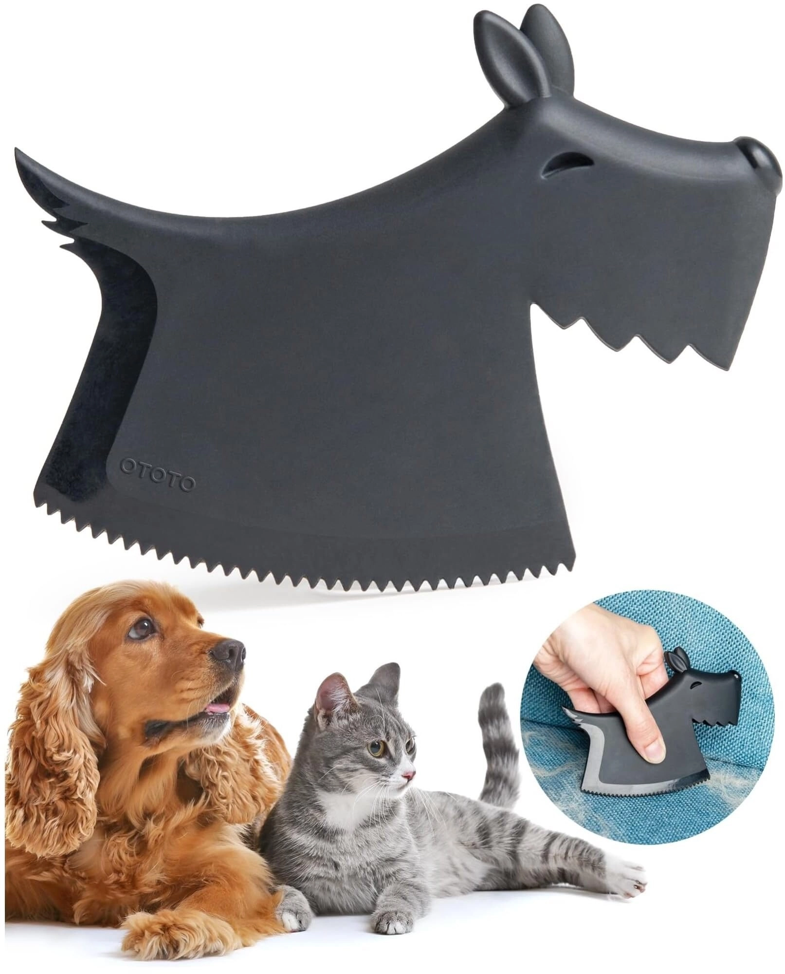 OTOTO Scruffy animal hair brush OT065