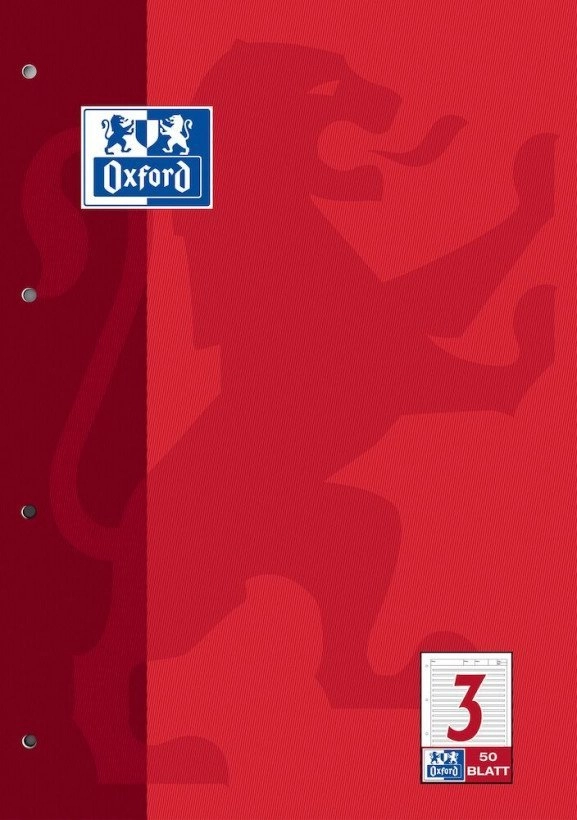 Oxford 100050342 notebook A4 Red 100050342