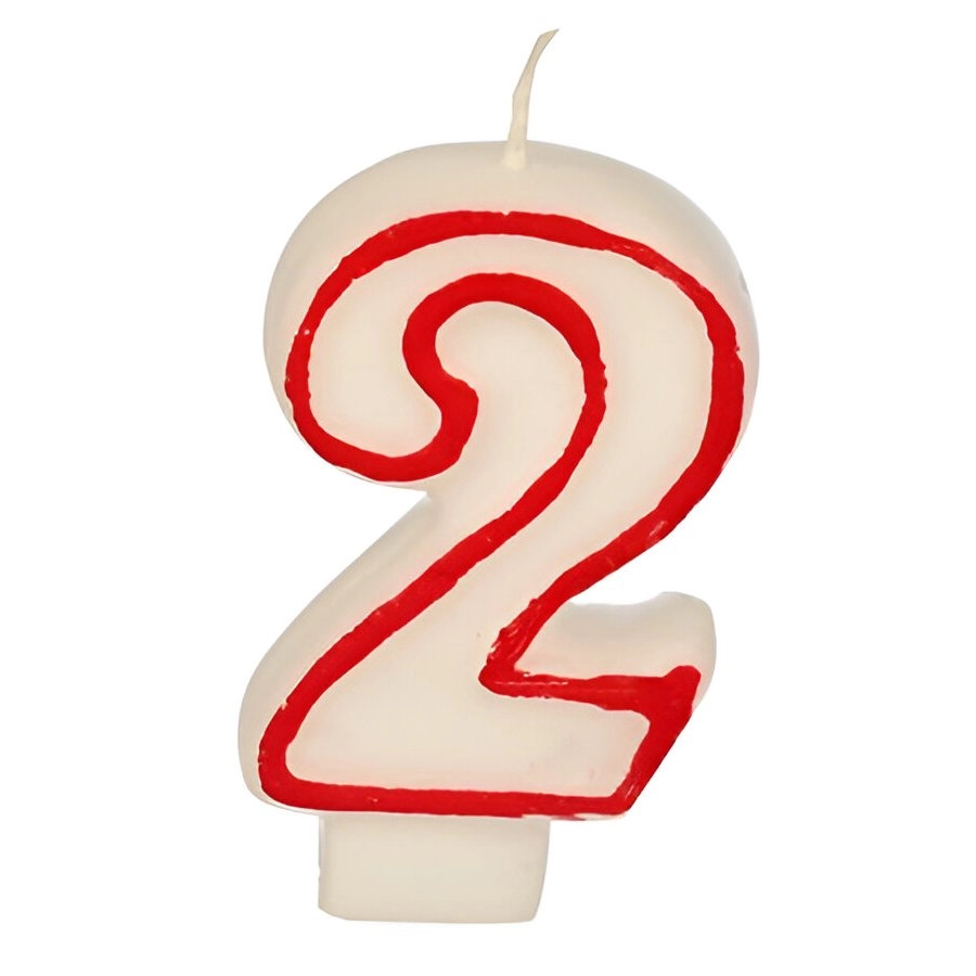 Papstar Birthday candles 7.3 cm