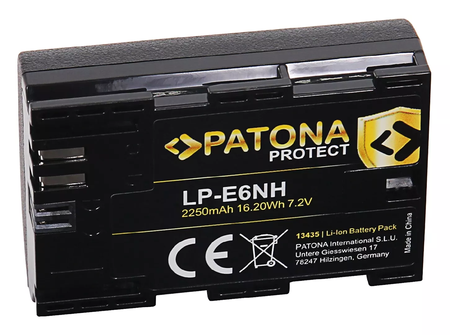 PATONA 13435 camera/camcorder battery Lithium-Ion (Li-Ion)