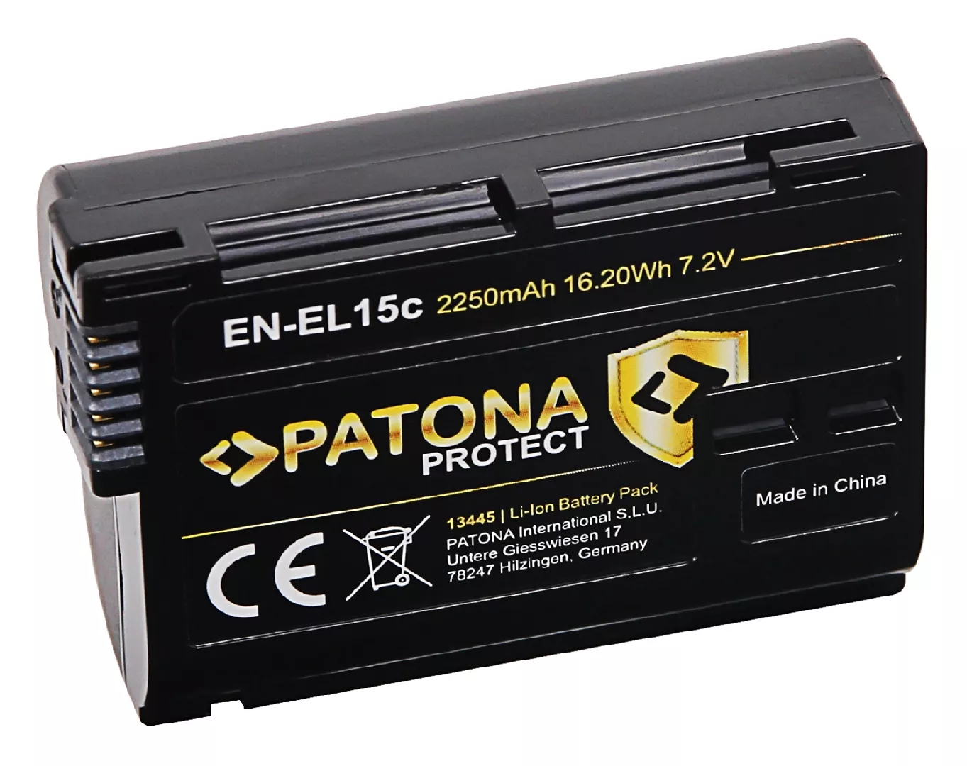 PATONA 13445 camera/camcorder battery Lithium-Ion (Li-Ion)
