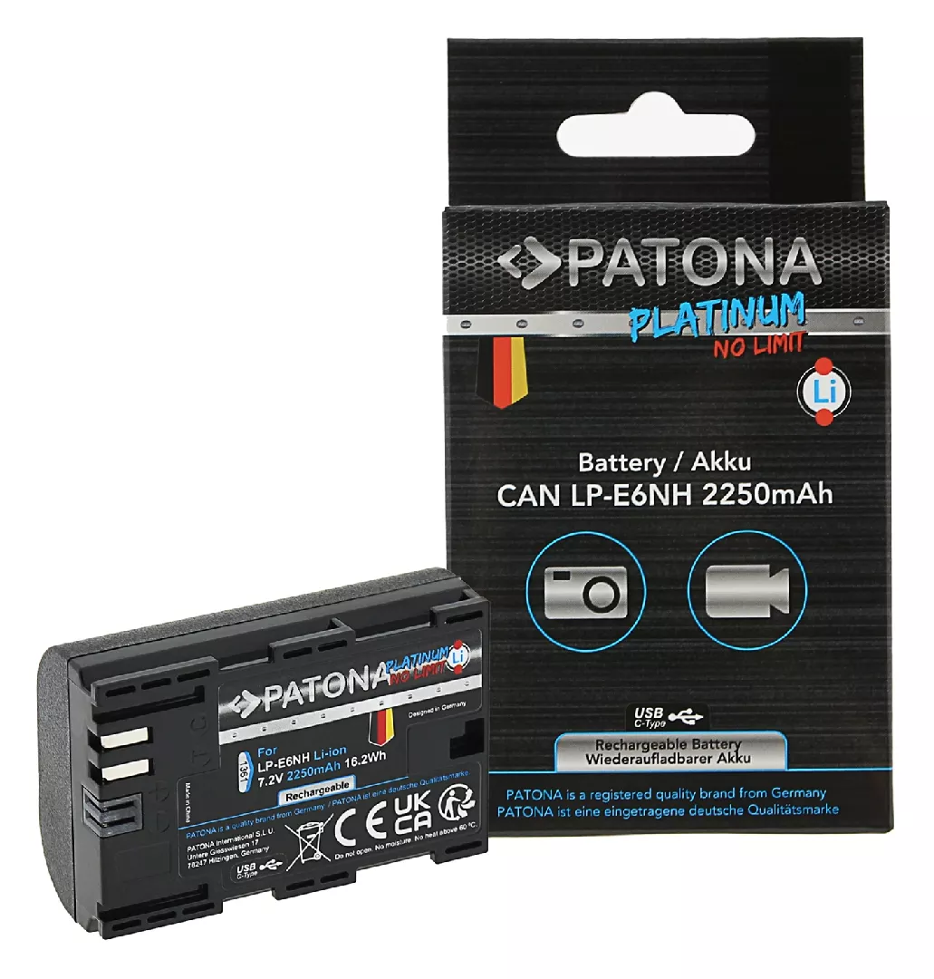 PATONA 1361 camera/camcorder battery Lithium-Ion (Li-Ion)