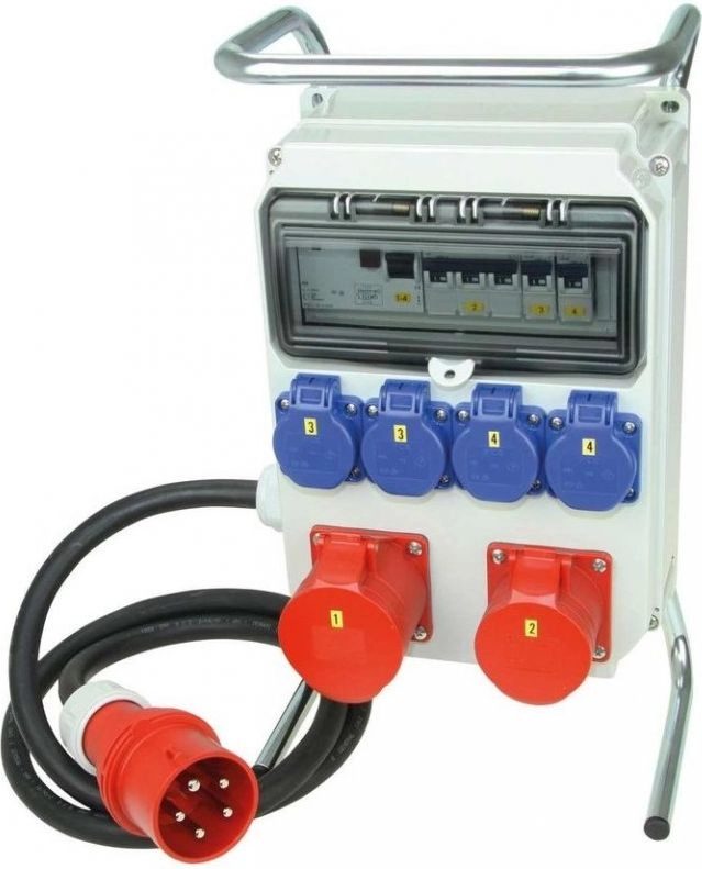 PCE Stationary switchboard HEL 1x32A/4P+1x16A/4P+4x16AGS230V (9012605W)