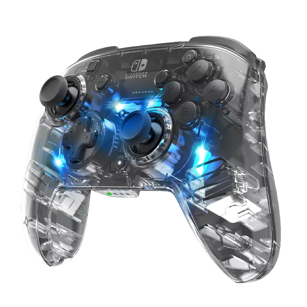 PDP Afterglow Black  Transparent Gamepad Analogue