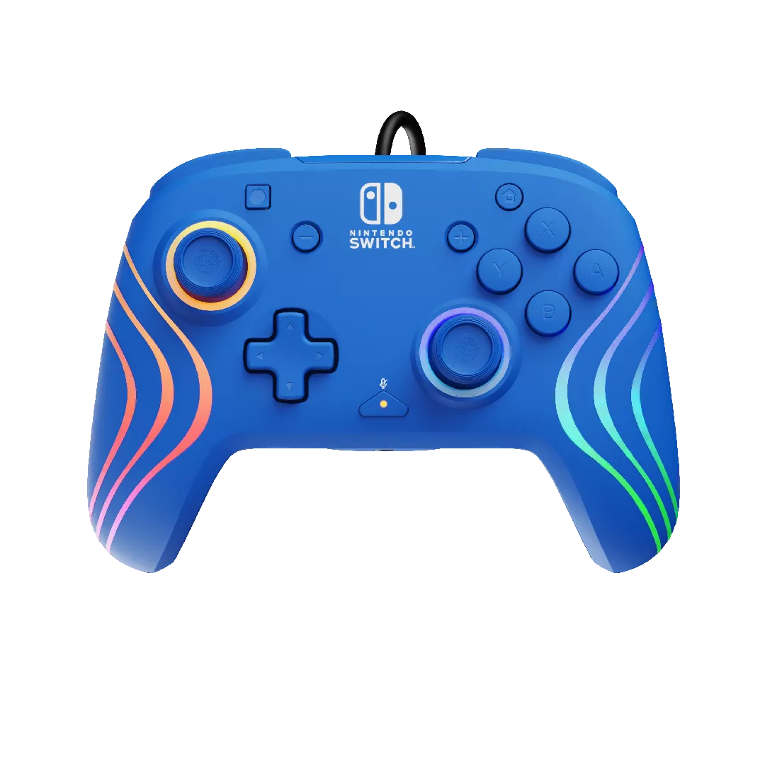 PDP Afterglow Wave Blue USB Gamepad