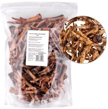 PETITTO Dried chicken feet - dog