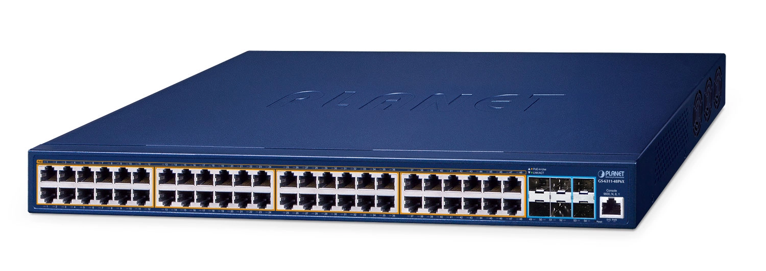 PLANET GS-6311-48P6X network switch Managed L3