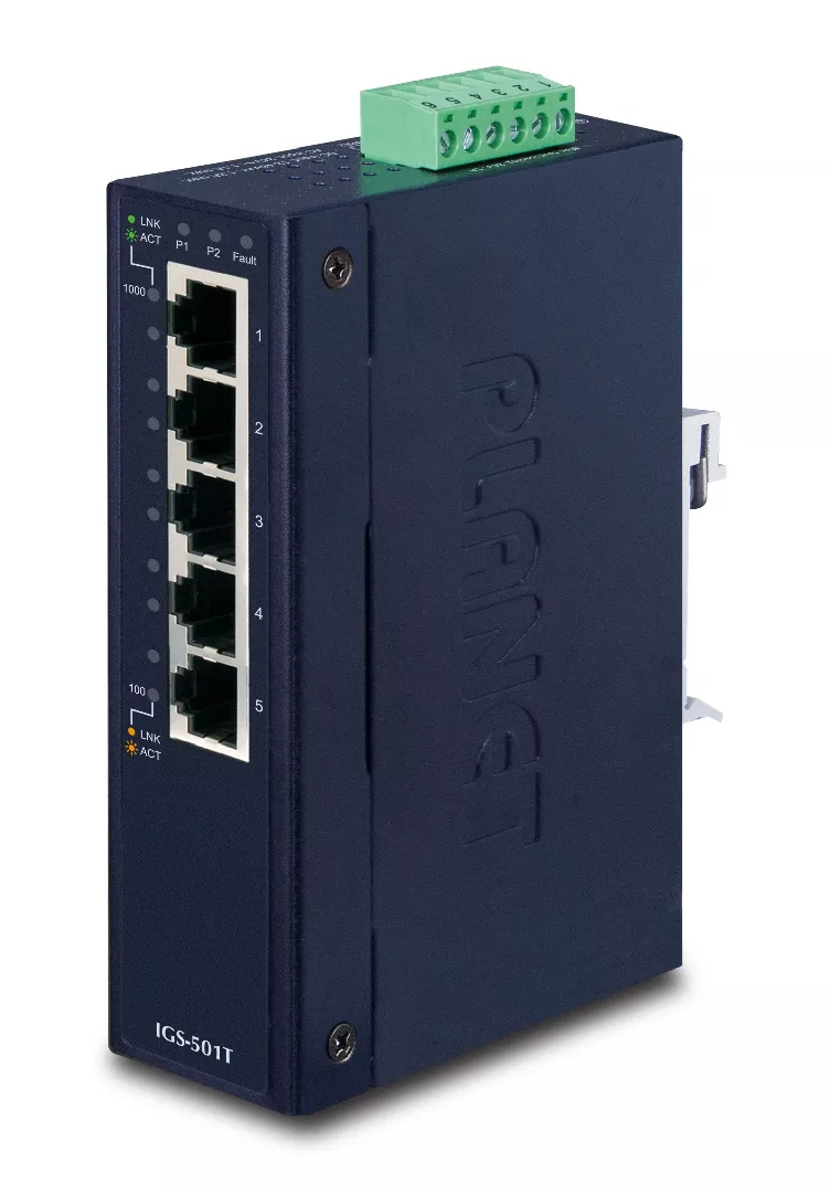 PLANET IGS-501T network switch Unmanaged Gigabit