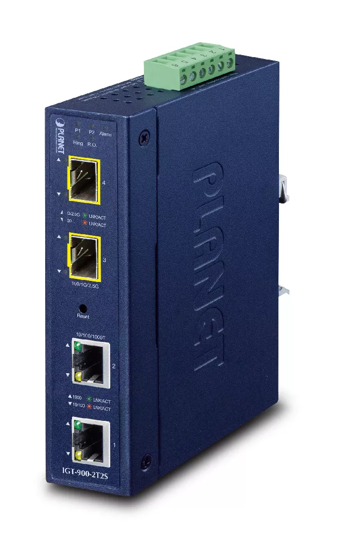 PLANET Industrial 2-Port network media converter