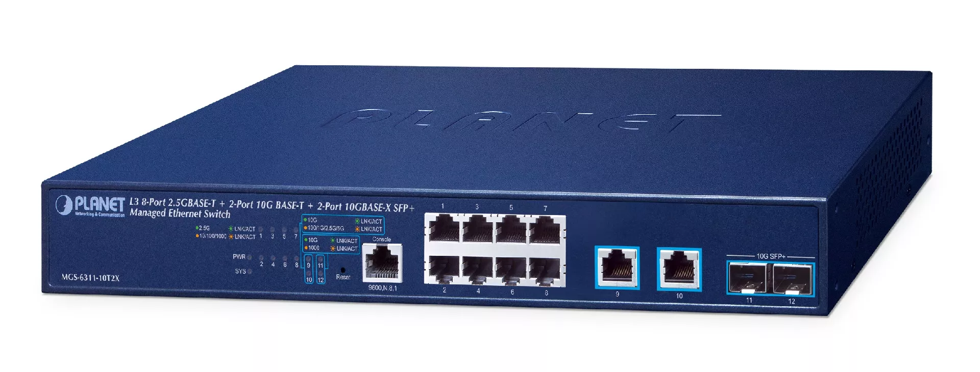 PLANET Layer 3 8-Port 2.5GBASE-T