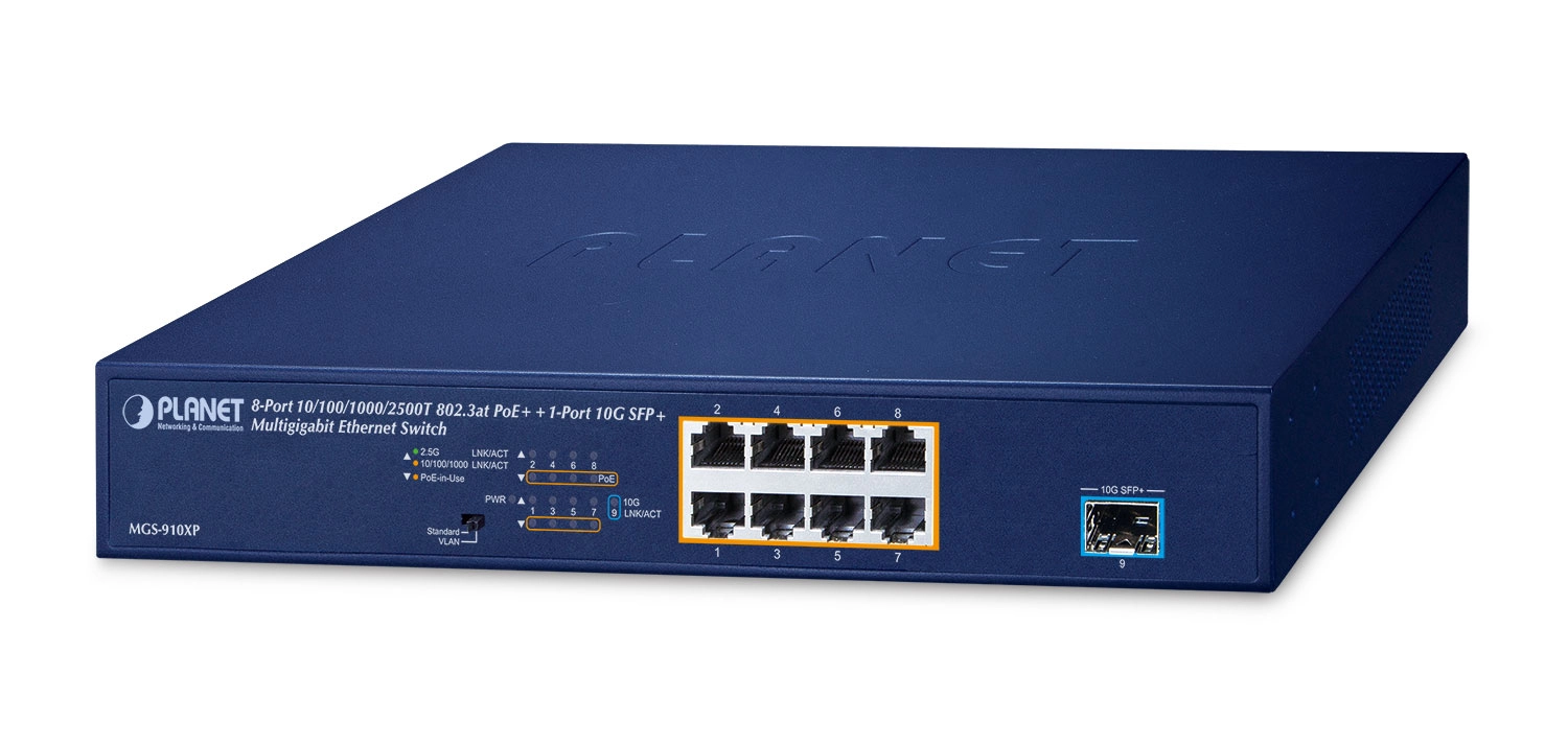 PLANET MGS-910XP network switch Unmanaged 2